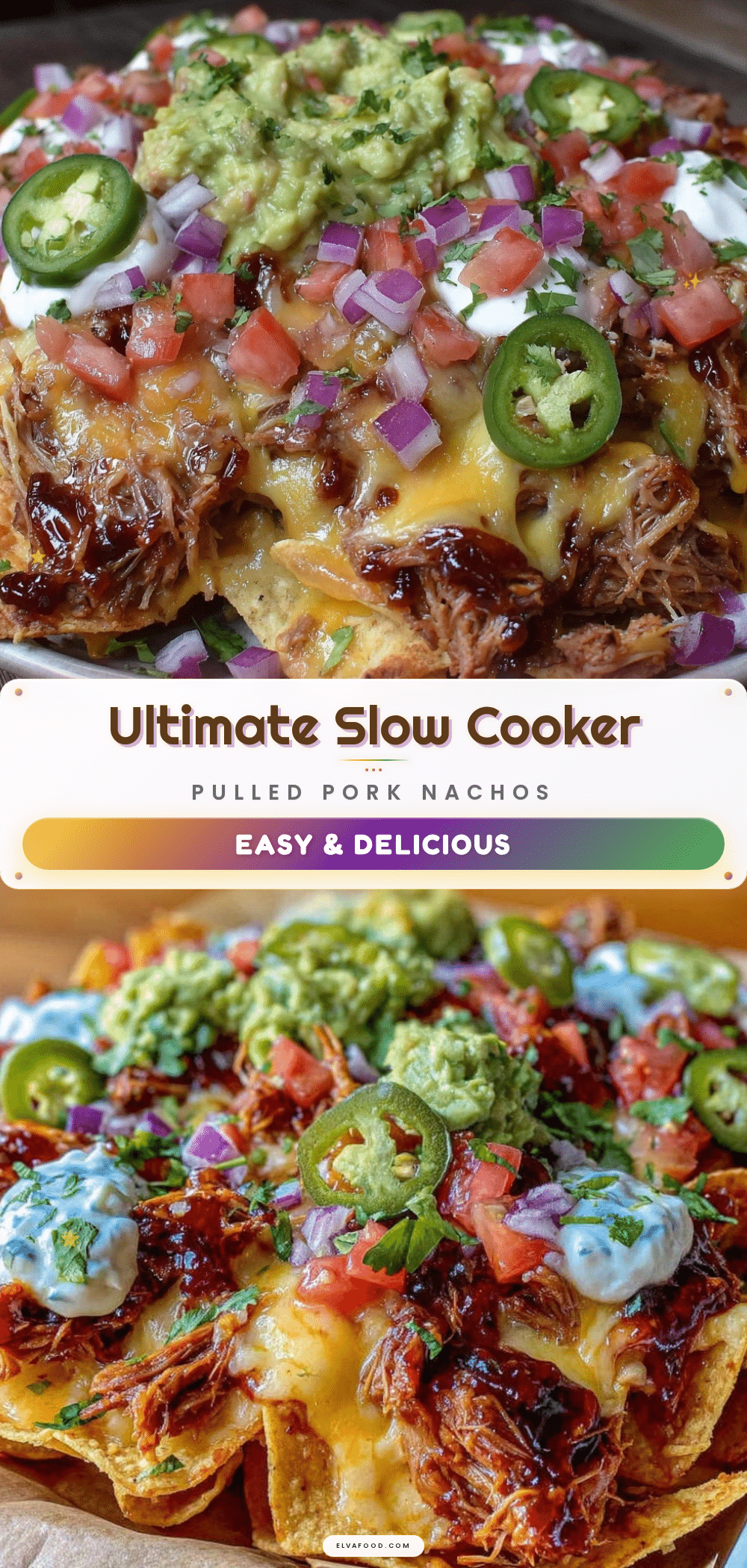 slow cooker pulled pork nachos recipe