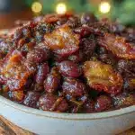 smoked brisket baked beans - featured image