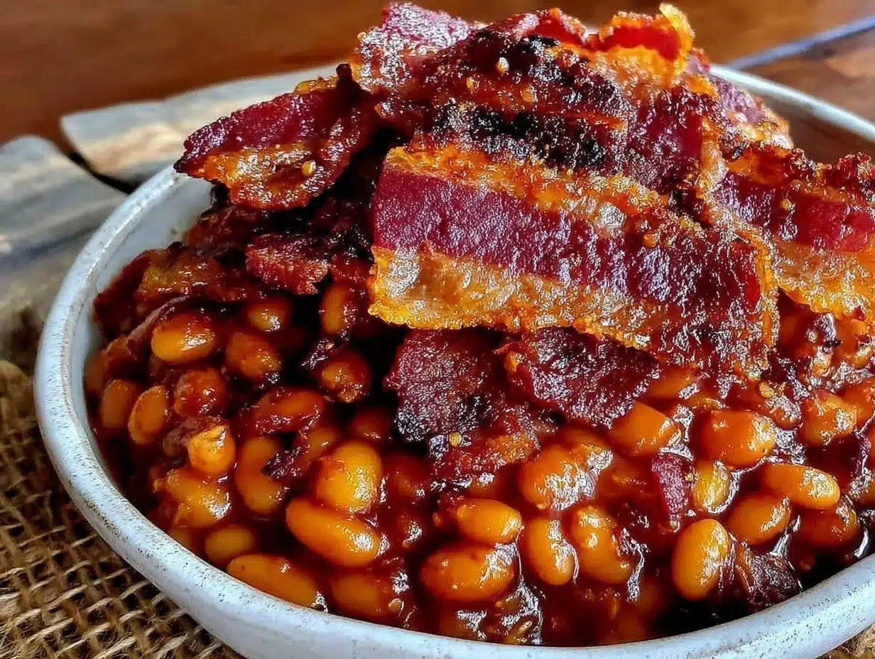 smoked brisket baked beans preparation steps