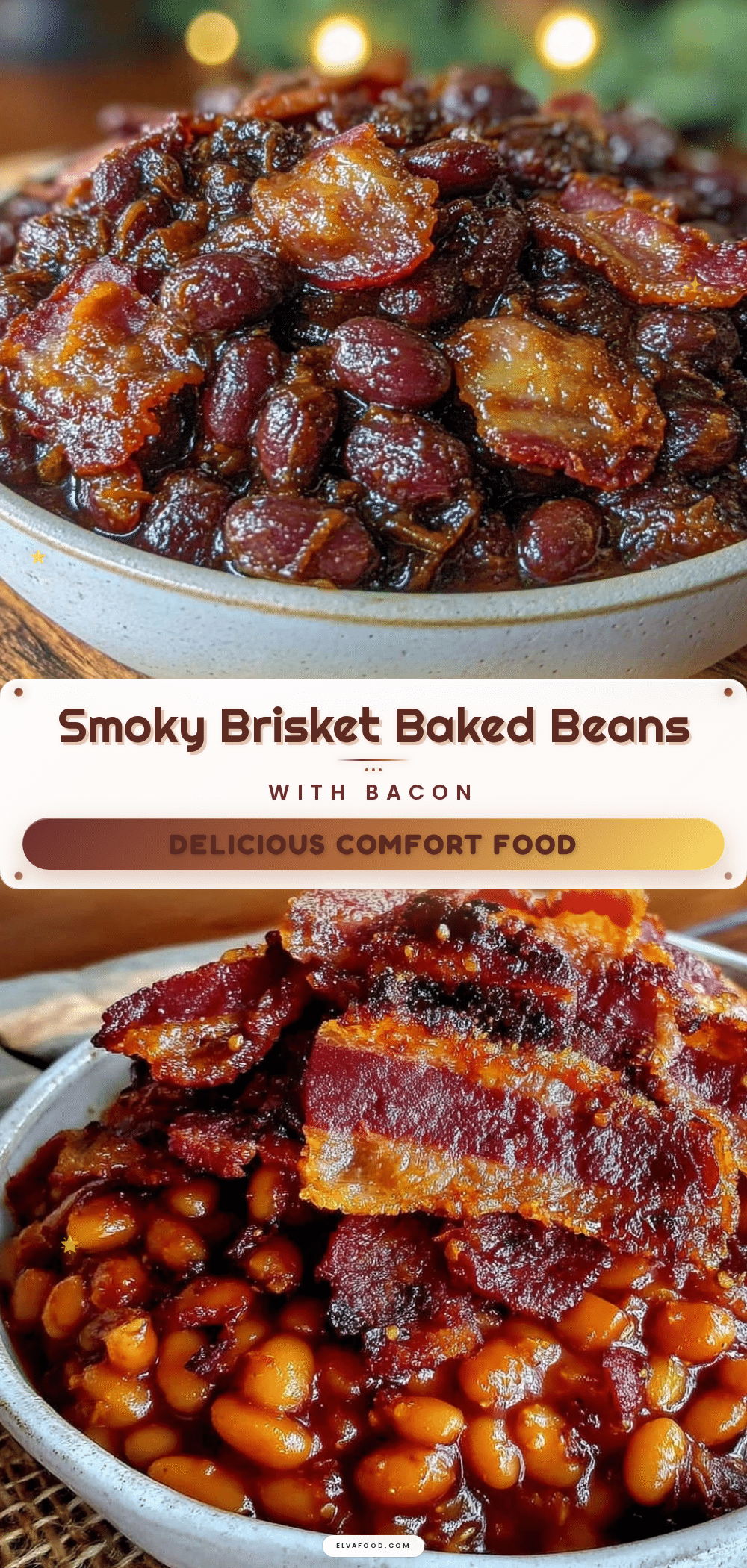 smoked brisket baked beans recipe