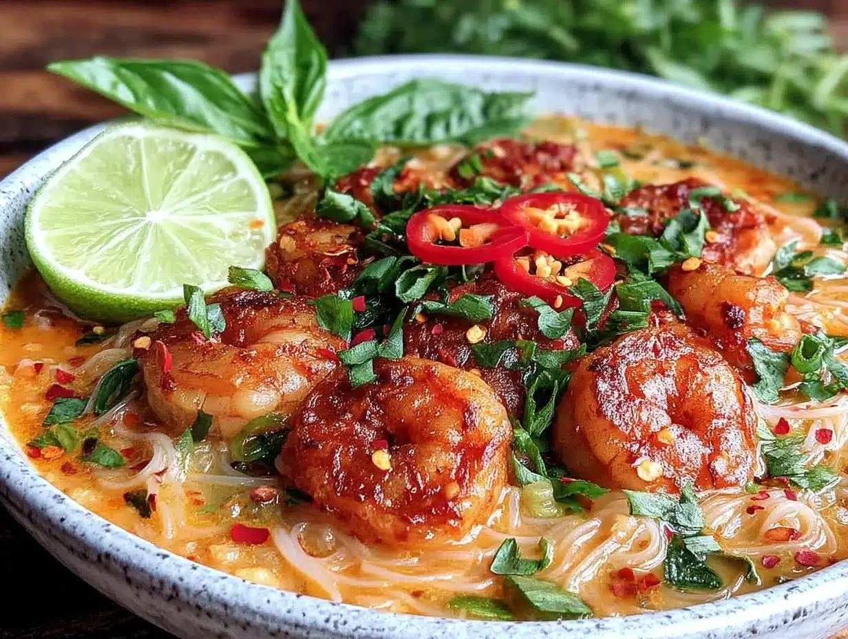 spicy thai coconut curry soup preparation steps