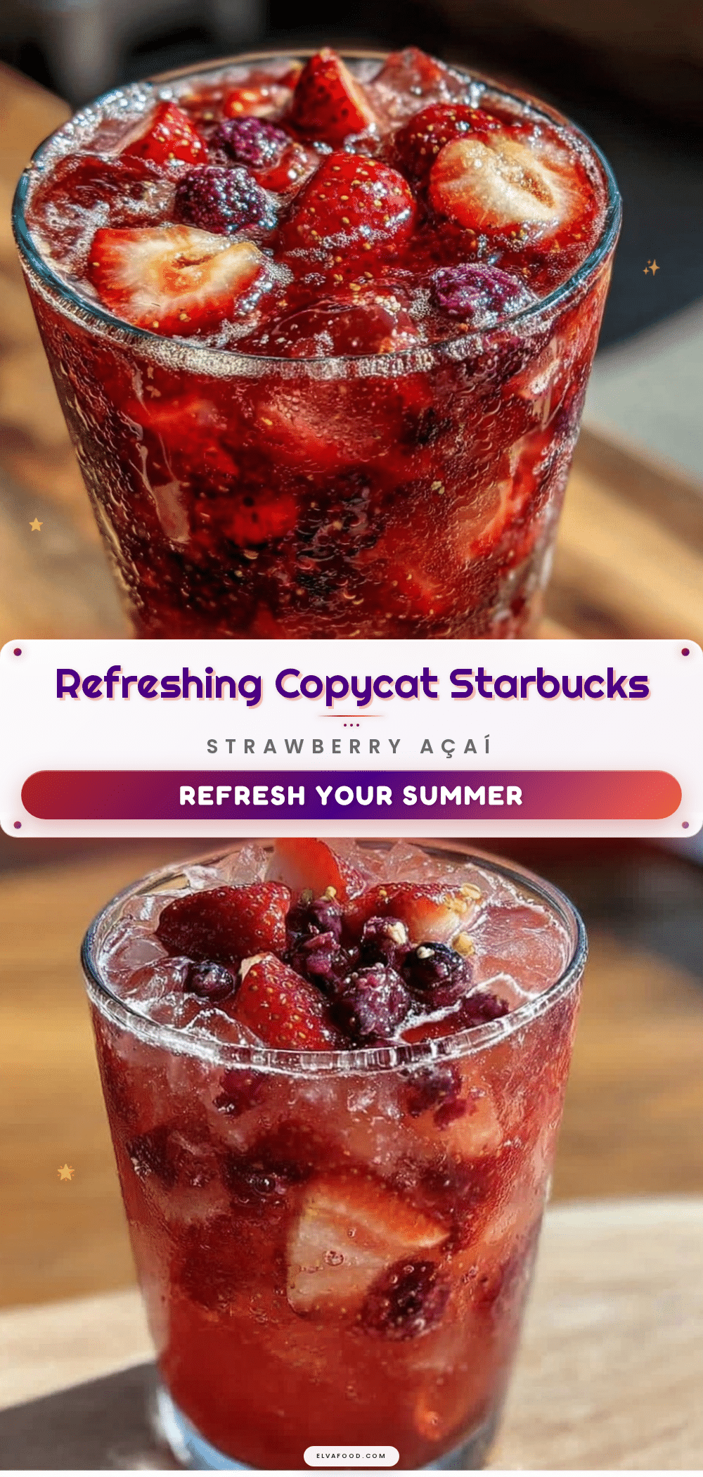 Starbucks Strawberry Açaí Refresher recipe