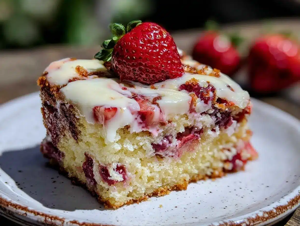 strawberry earthquake cake preparation steps