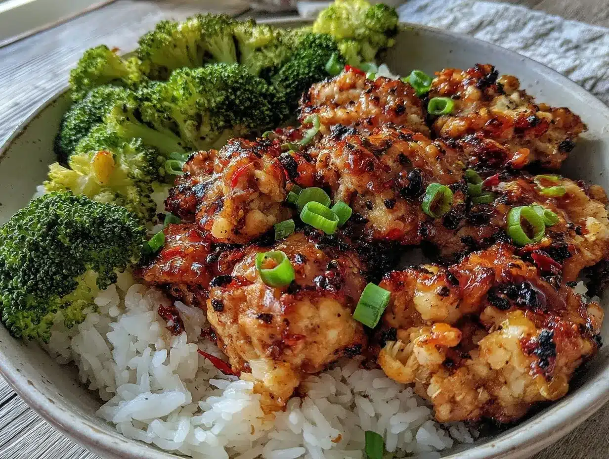 teriyaki turkey rice bowl preparation steps