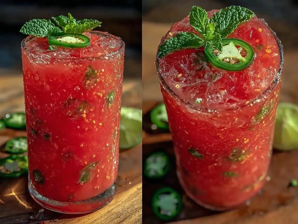 watermelon jalapeño lemonade preparation steps