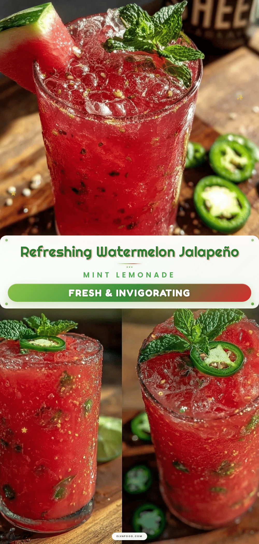 watermelon jalapeño lemonade recipe