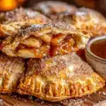 air fryer cinnamon sugar apple hand pies - featured image