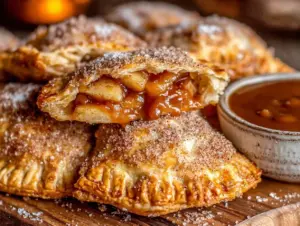 air fryer cinnamon sugar apple hand pies - featured image