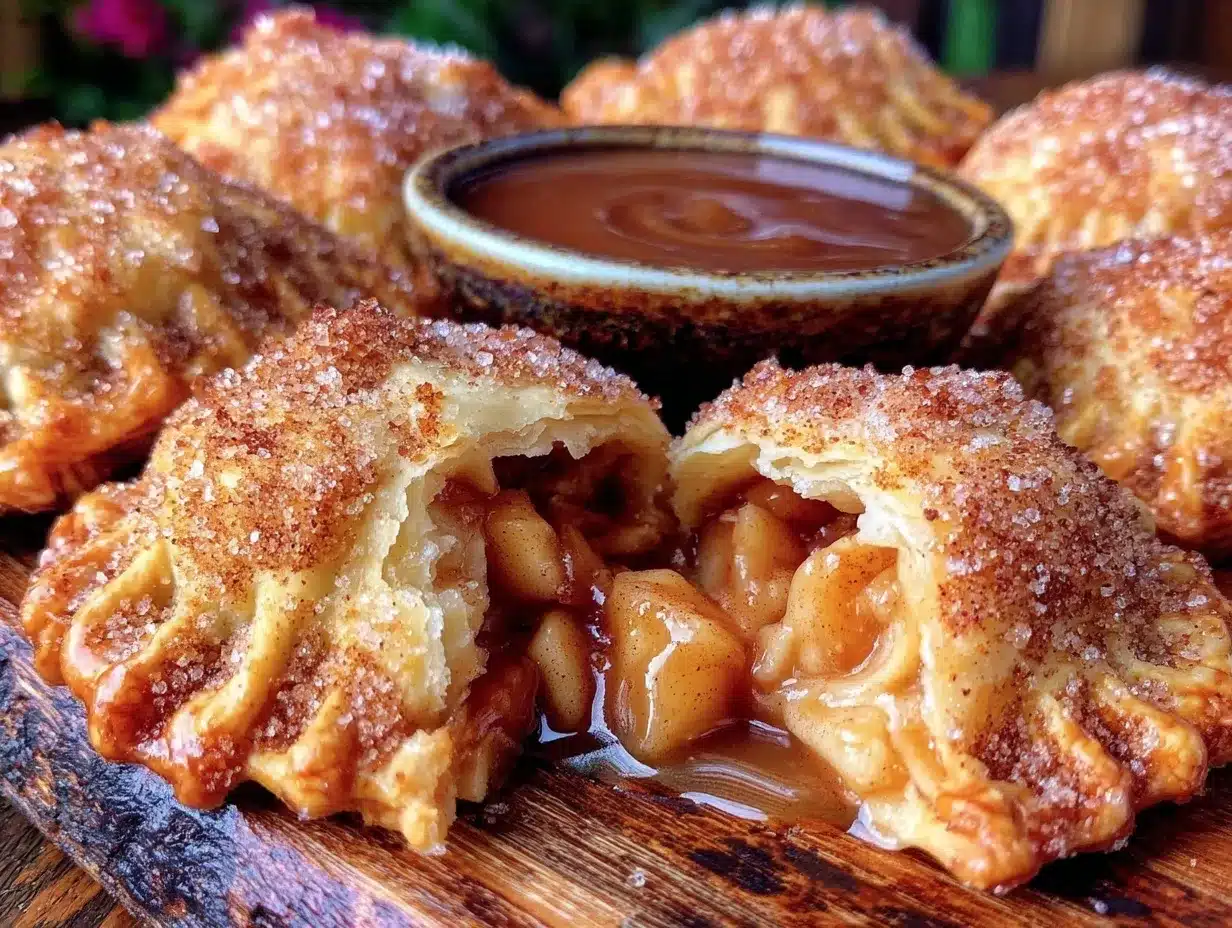 air fryer cinnamon sugar apple hand pies preparation steps