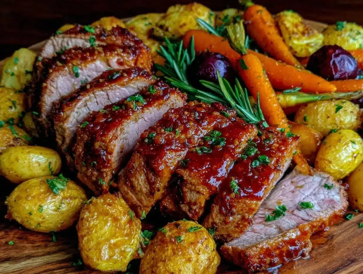 apple cider glazed pork tenderloin preparation steps