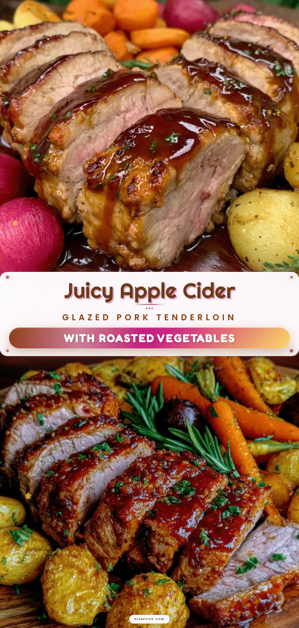 apple cider glazed pork tenderloin recipe