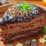 Baileys Irish Cream Chocolate Mousse Cake - featured image