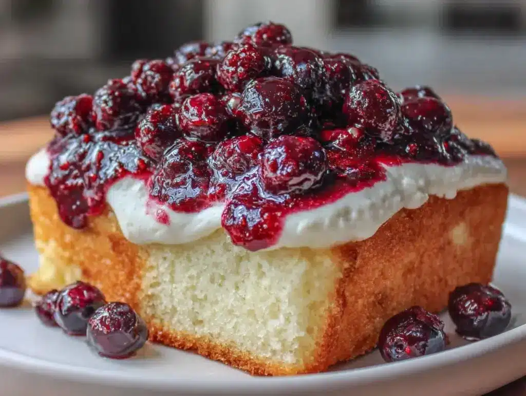 berry sweet baby shower sheet cake - featured image