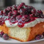 berry sweet baby shower sheet cake - featured image