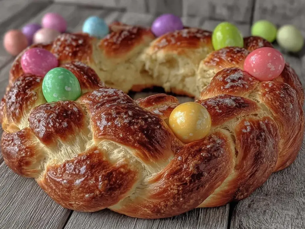 braided brioche Easter bread - featured image