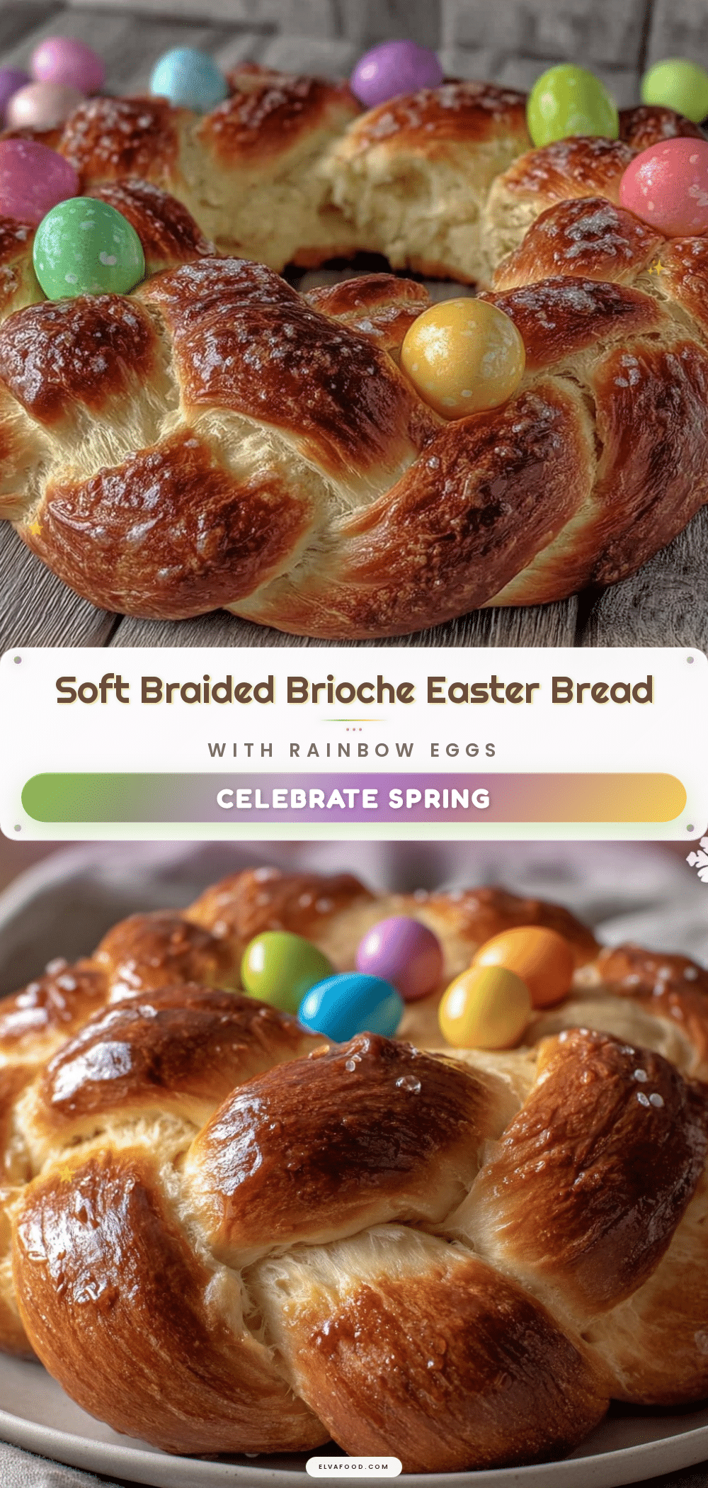 braided brioche Easter bread recipe