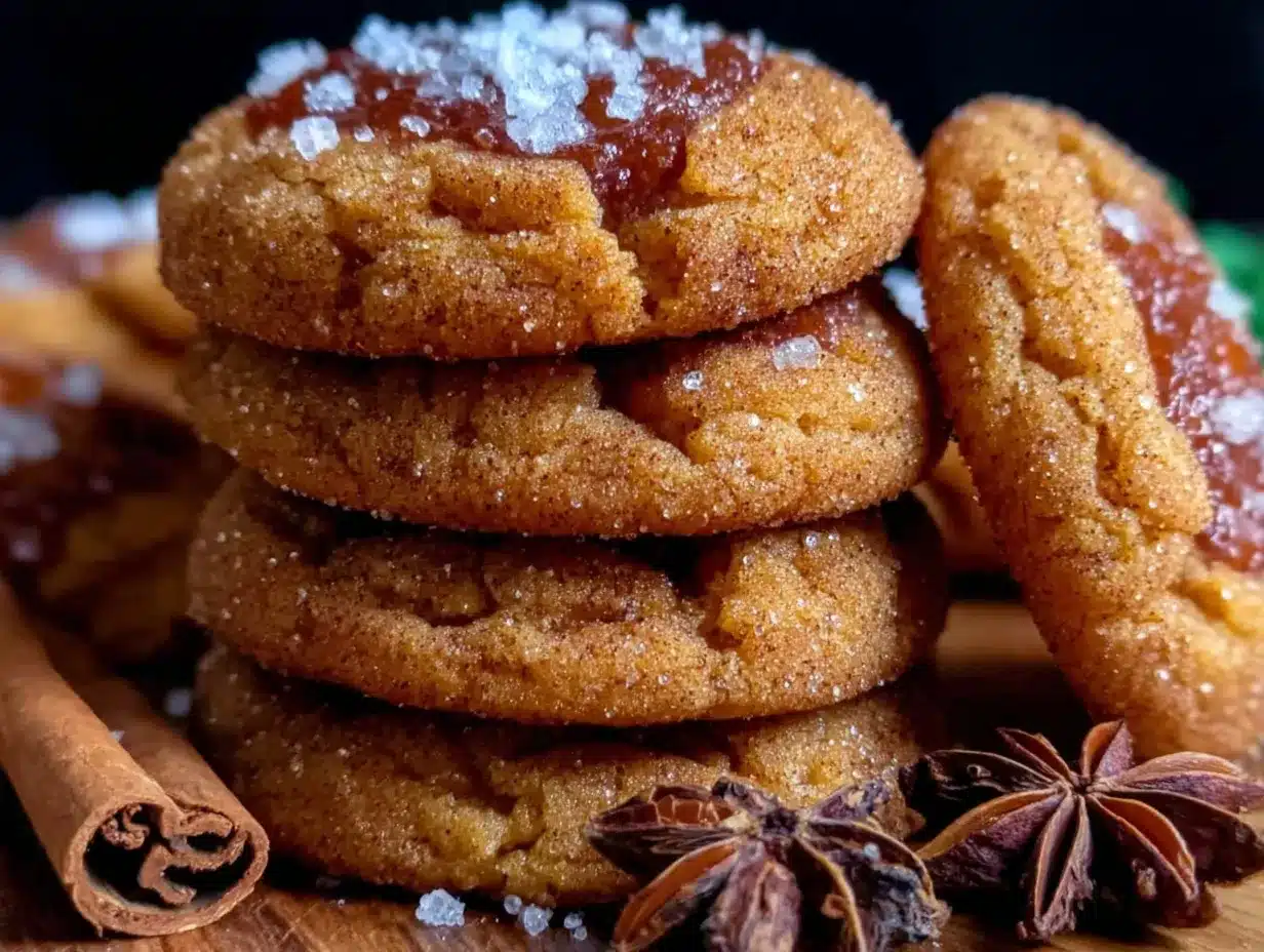 brown butter pumpkin snickerdoodle cookies preparation steps