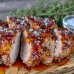 brown sugar garlic crusted pork tenderloin - featured image