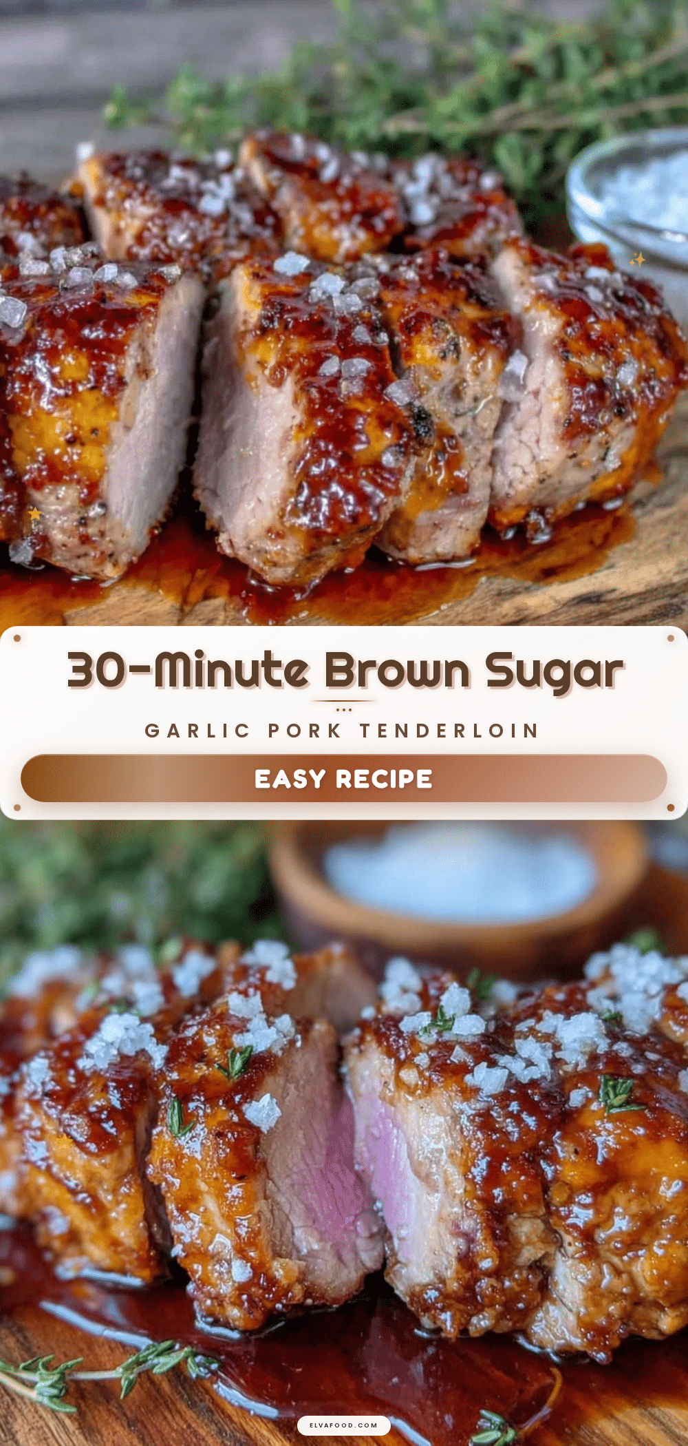 brown sugar garlic crusted pork tenderloin recipe