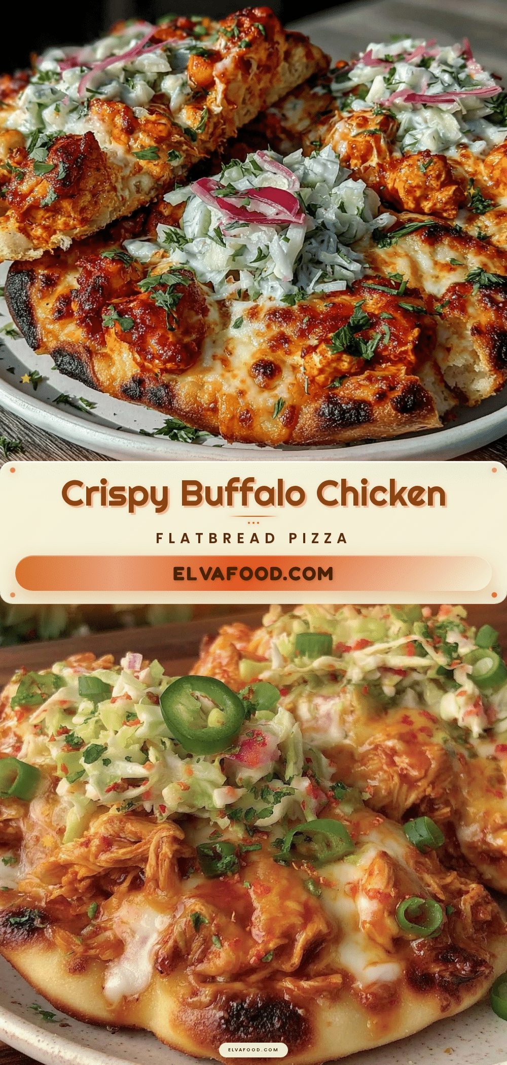 buffalo chicken flatbread pizza recipe