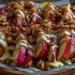 caramel apple nachos - featured image