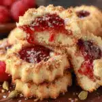 cardamom brown butter linzer cookies - featured image