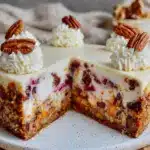 carrot cake cheesecake - featured image