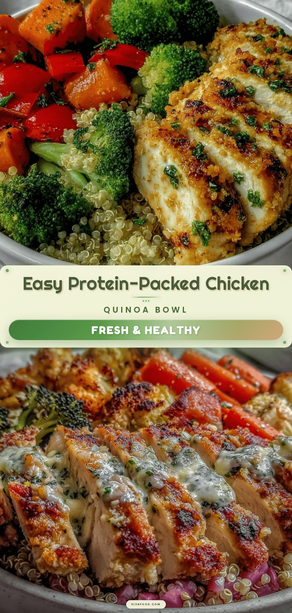 chicken quinoa meal prep bowl recipe