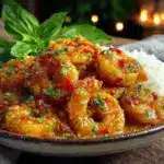 creamy coconut curry shrimp - featured image