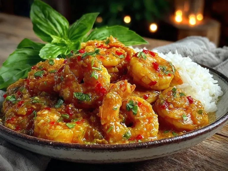 creamy coconut curry shrimp - featured image