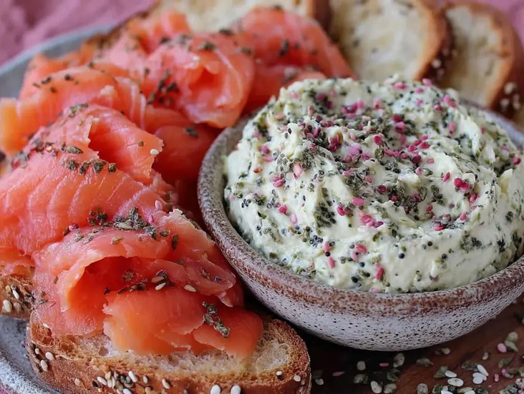 creamy everything bagel dip - featured image