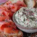 creamy everything bagel dip - featured image