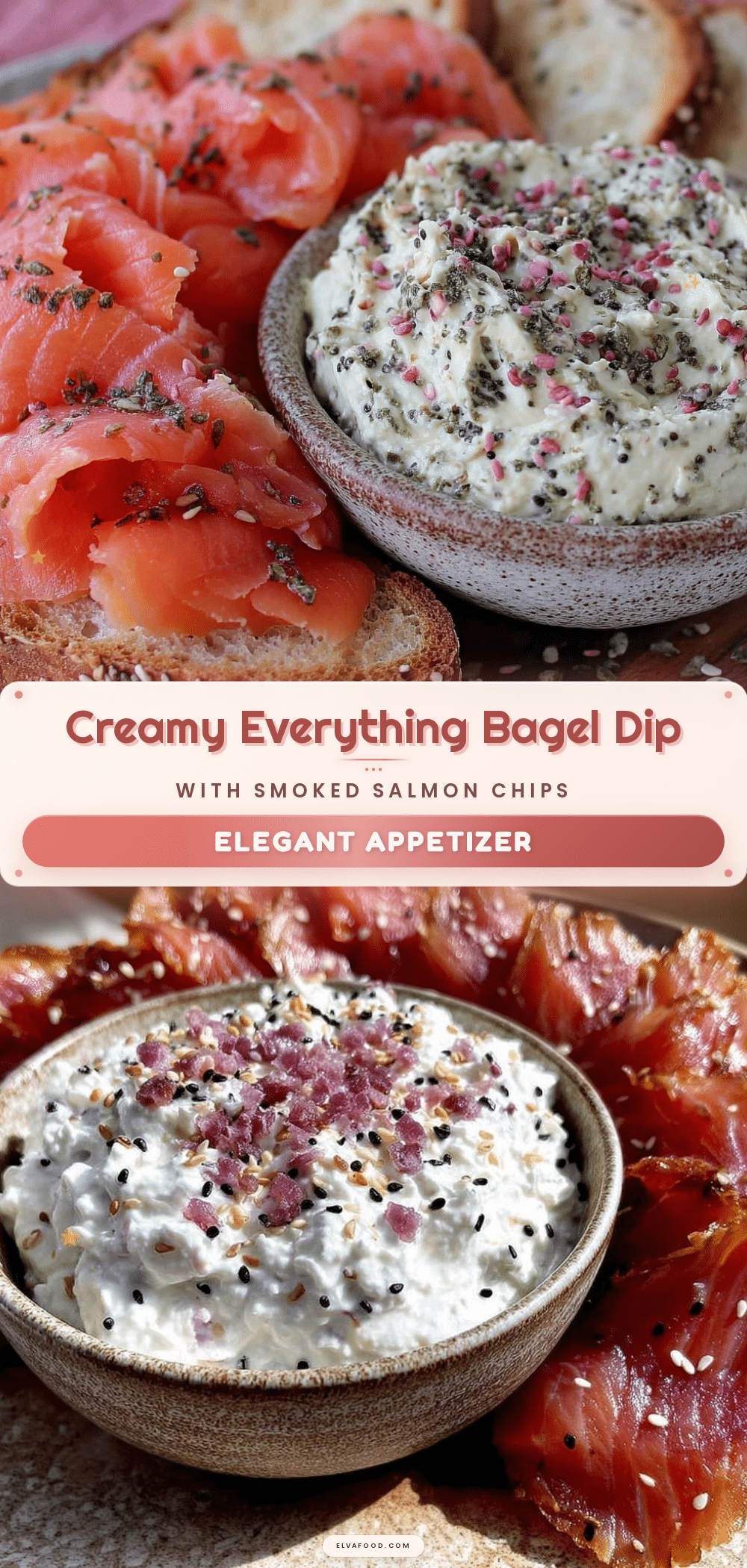 creamy everything bagel dip recipe