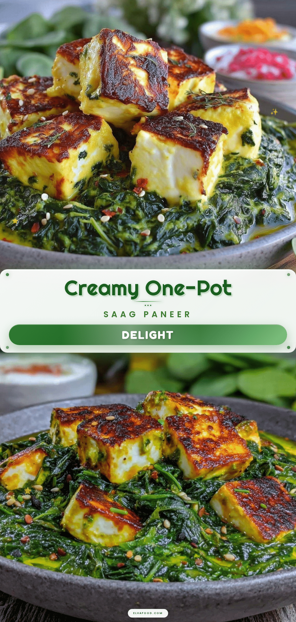 creamy one-pot saag paneer recipe