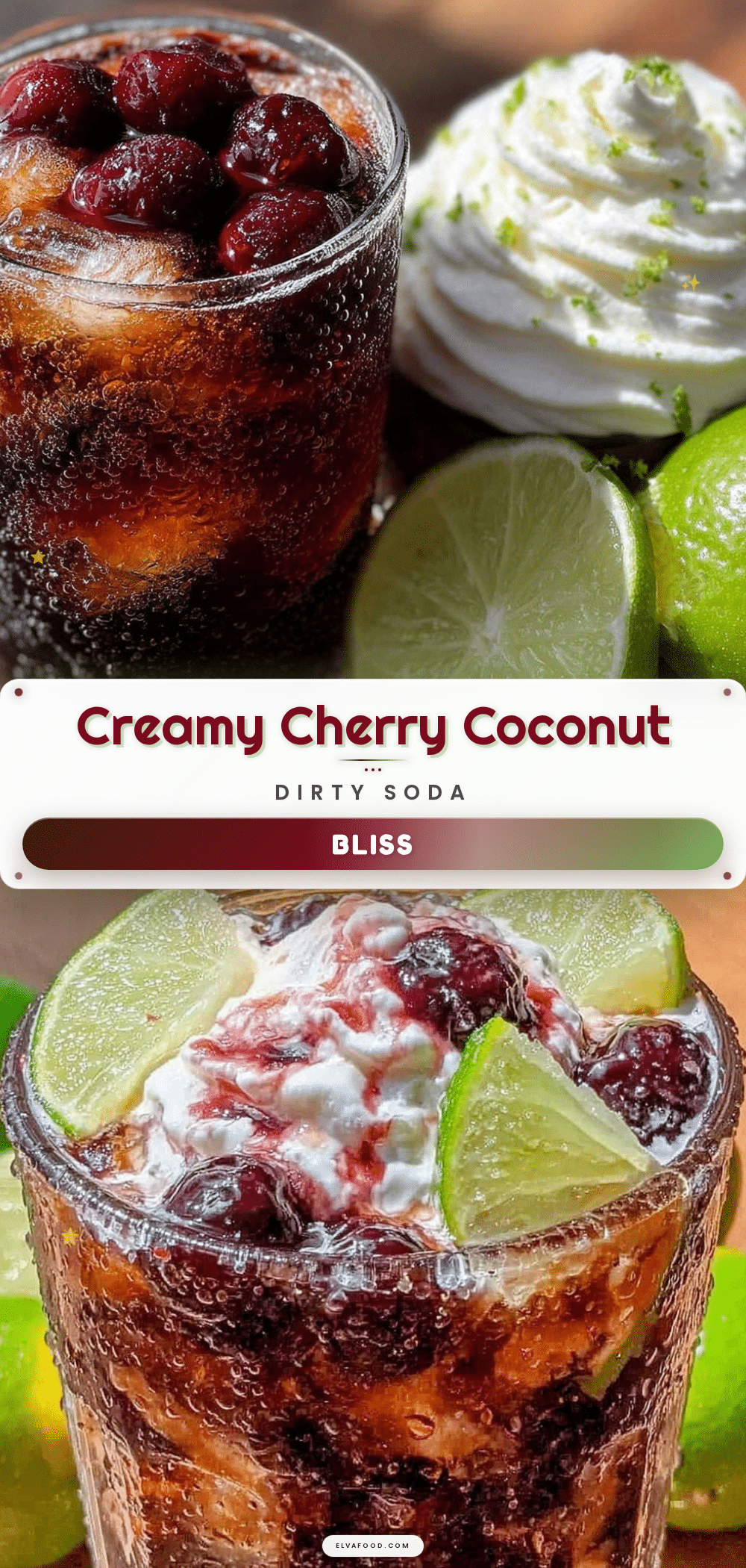 creamy viral dirty soda recipe