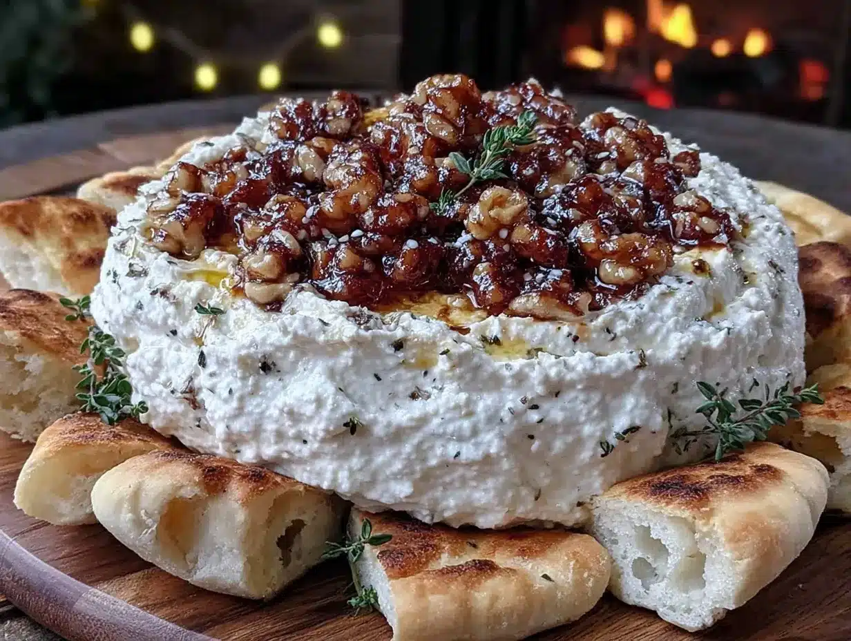 creamy whipped feta dip preparation steps