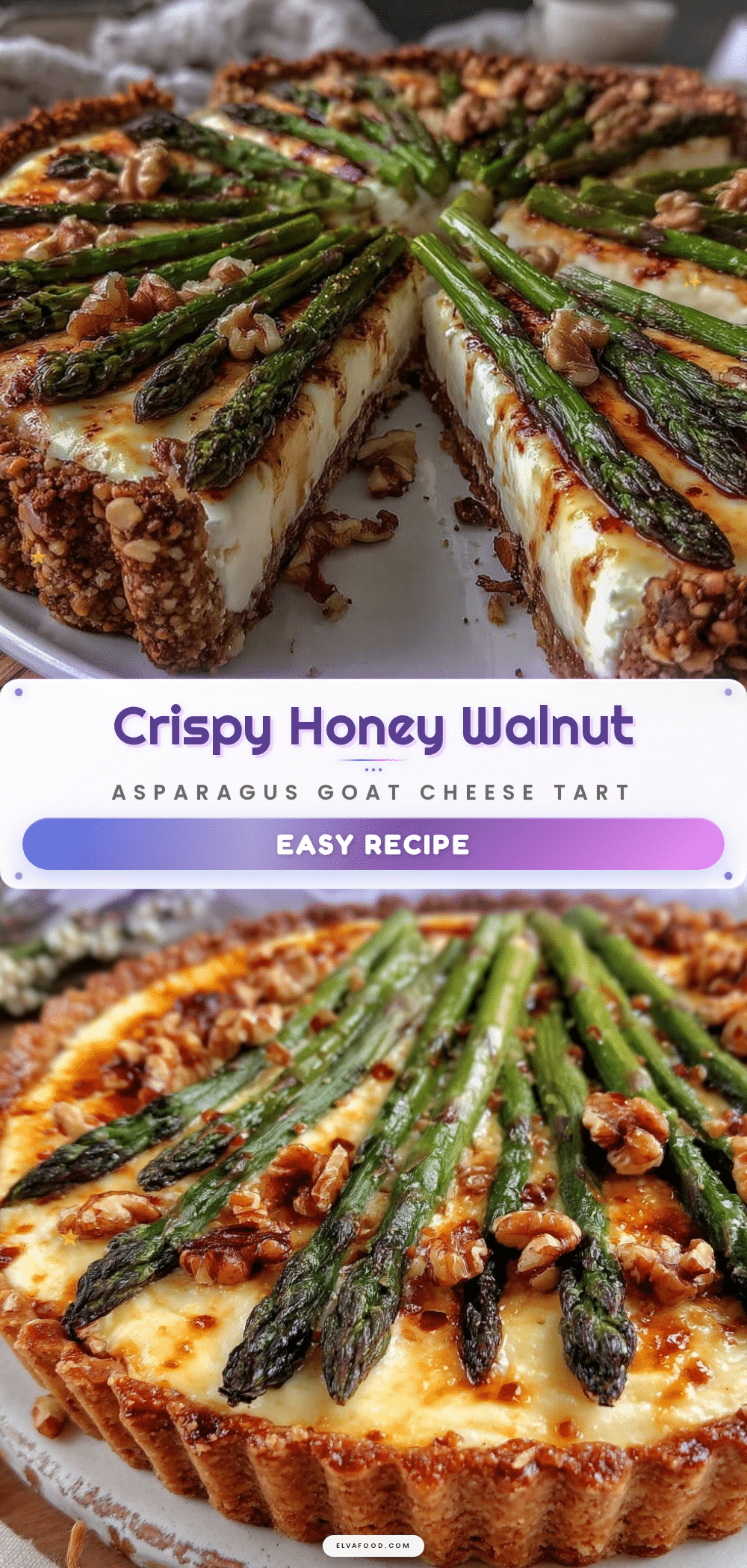 crispy asparagus goat cheese tart recipe
