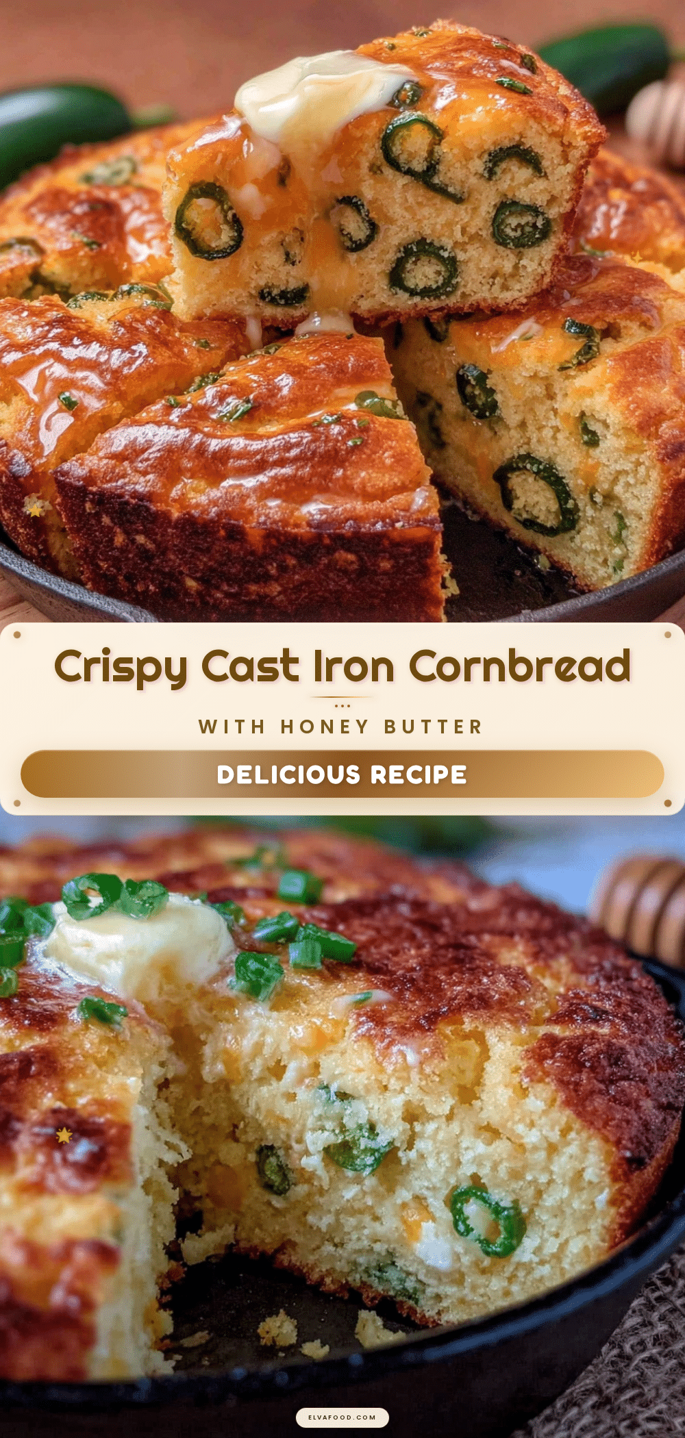 crispy cast iron cornbread recipe