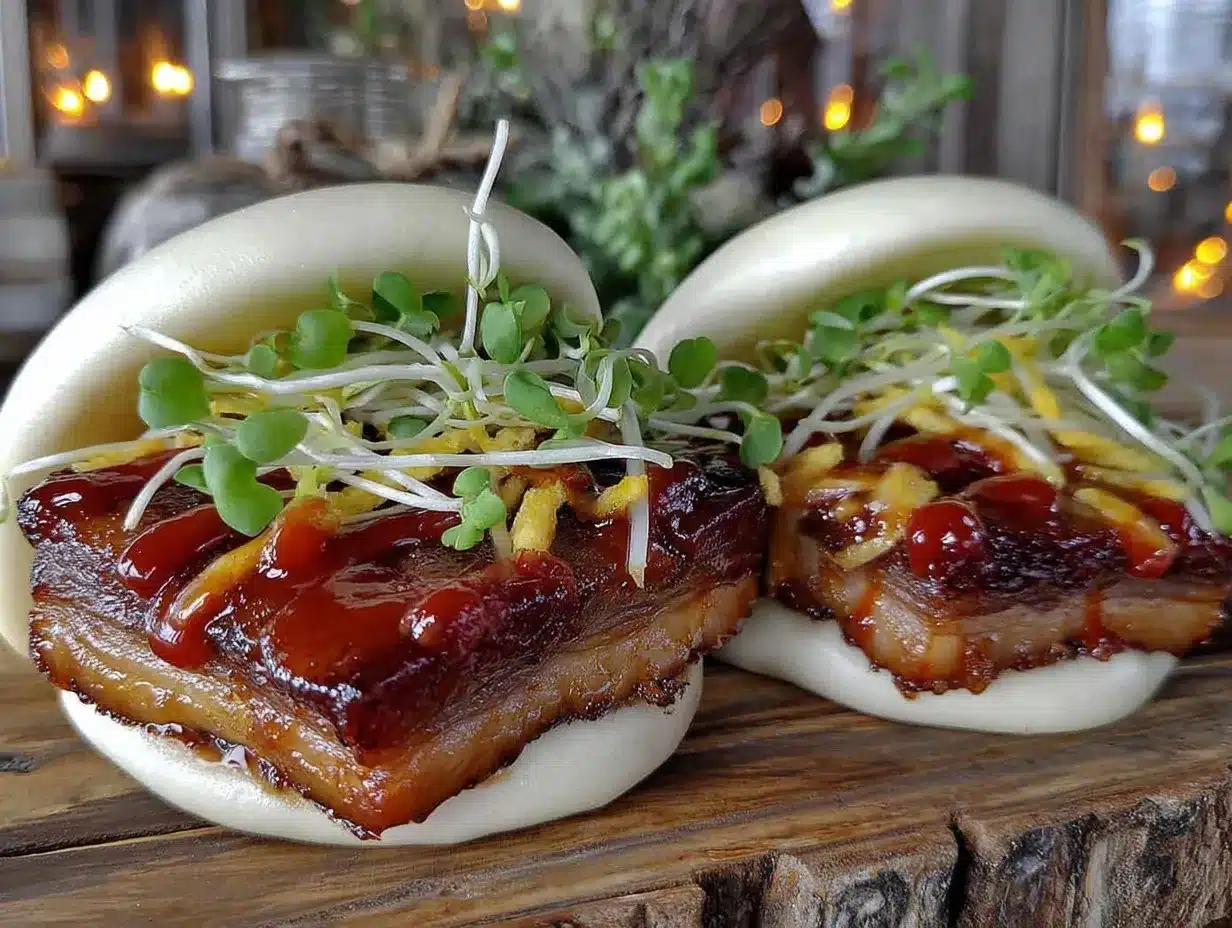 crispy pork belly bao buns preparation steps