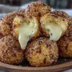 crispy stuffed bagel balls - featured image