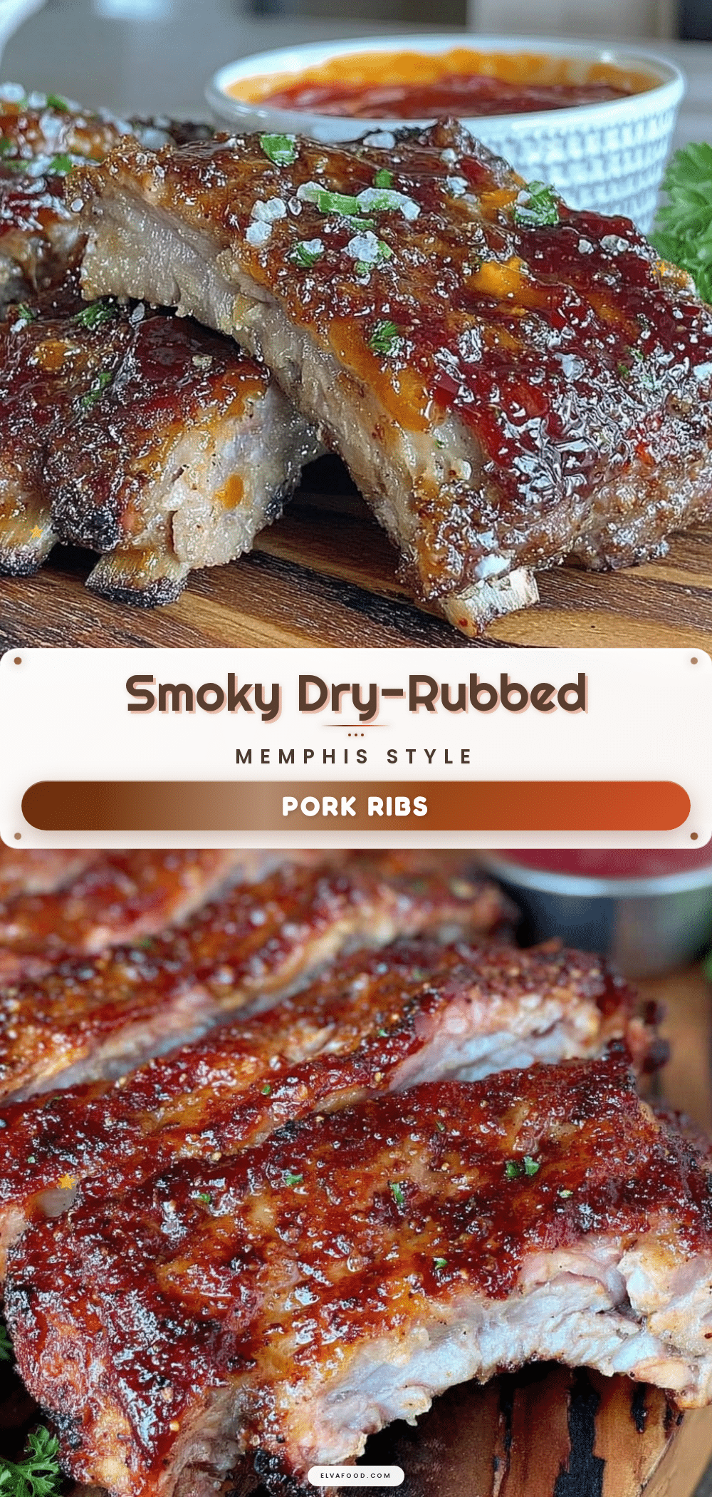 dry-rubbed Memphis style pork baby back ribs recipe