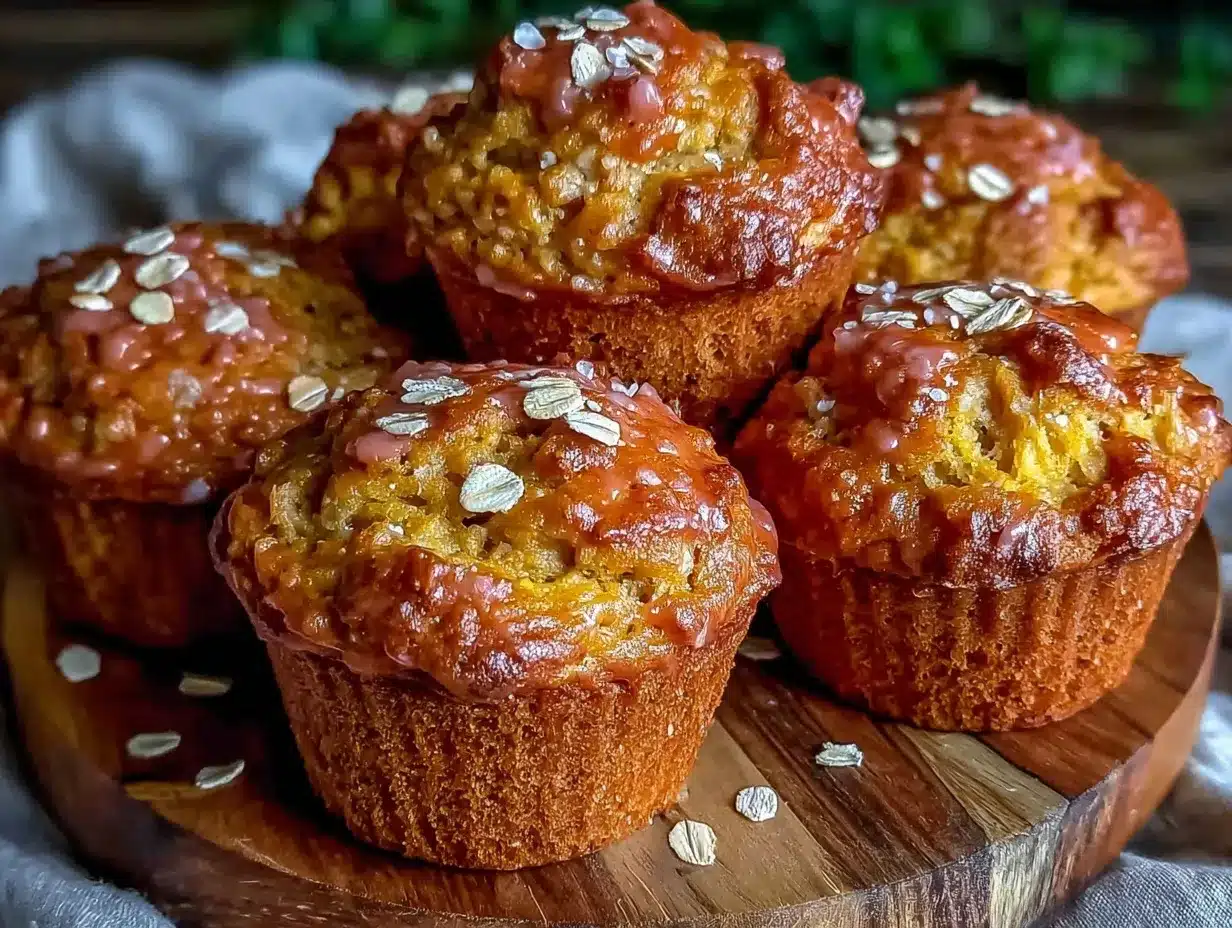 easy air fryer banana oat muffins preparation steps