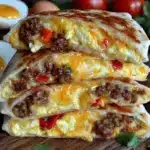 easy freezer breakfast burritos - featured image