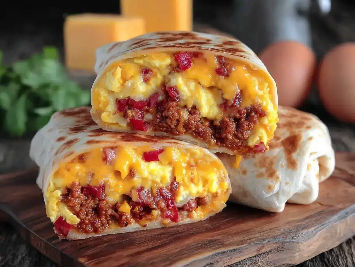 easy freezer breakfast burritos preparation steps