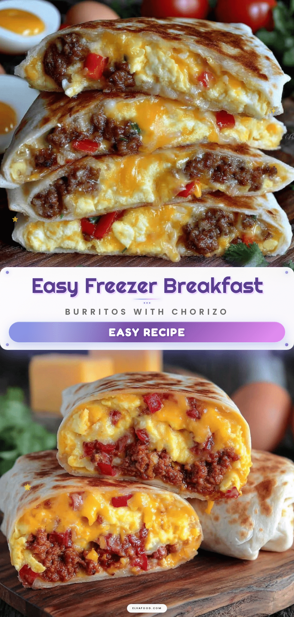 easy freezer breakfast burritos recipe