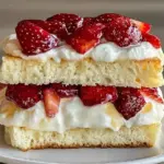 fluffy japanese strawberry shortcake - featured image