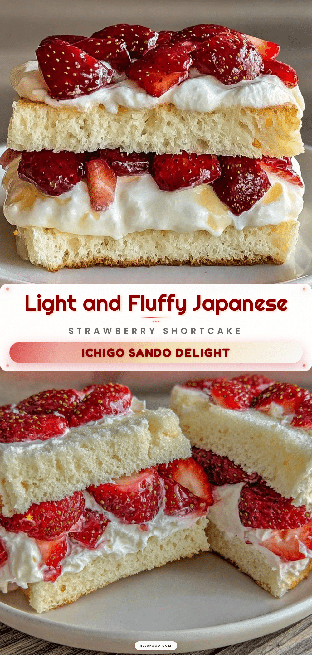 fluffy japanese strawberry shortcake recipe