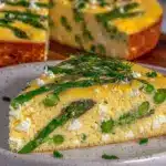 fresh spring vegetable frittata - featured image
