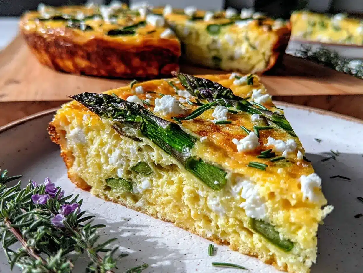 fresh spring vegetable frittata preparation steps