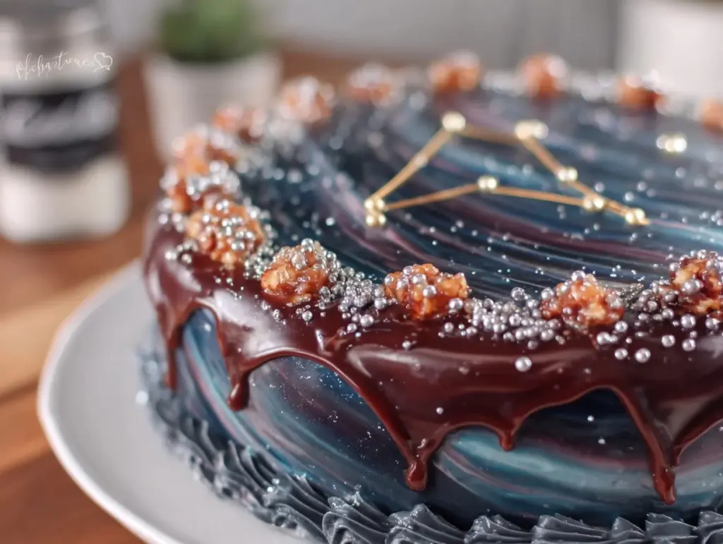 Gemini Constellation Cake - featured image